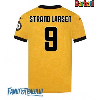 Wolves Jorgen Strand Larsen #9 Tricou Fotbal Replică 2025-26 Barbati Acasa
